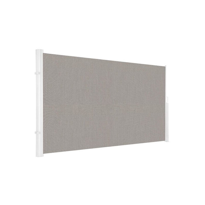 Store de terrasse lateral retractable structure grise 3,5 x 1,6 toile dickson® gris