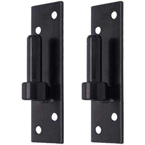 Store Menuiserie – Gond de volet battant sur platine – Acier noir – Diamètre 14 mm – Fixation vis – Pour bois et PVC – Fabrication française