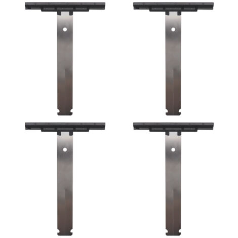 Store Menuiserie – Lot de 4 attaches de tablier – Fixation par clip – Verrouillage sécurisé pour volets roulants – Compatibles lames 8 mm en aluminium et PVC