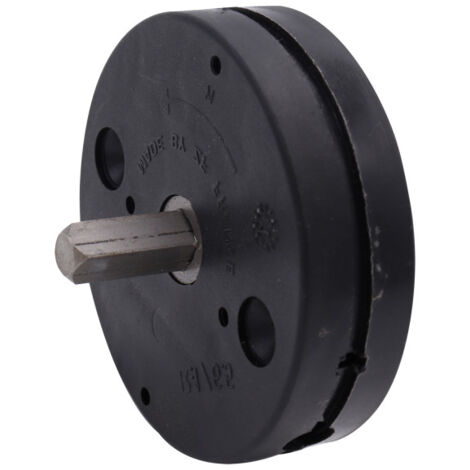 Store Menuiserie – Treuil manuel Carré 8 – Charge maximale 17 kg – 6 pans de 7 – Installation facile sans fixation – Acier carbonitruré et fibre de verre