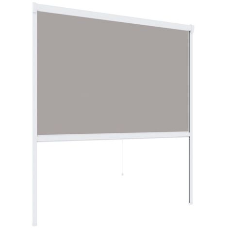 Store moustiquaire enroulable 130x160 cm - aluminium - SIZE/COLOR