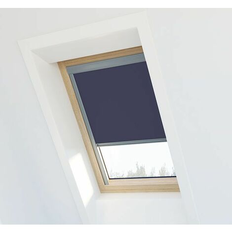 Pare-vue store à enrouleur store à enrouleur fenêtre de toit store à enrouleur pour VELUX vu/VL y/VKU-Gris foncé 