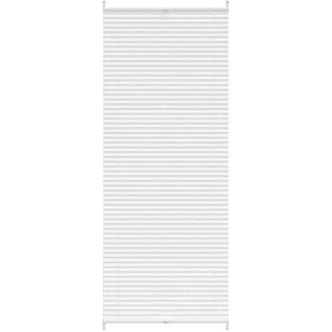 Store plissé 90x200 cm Blanc vidaXL