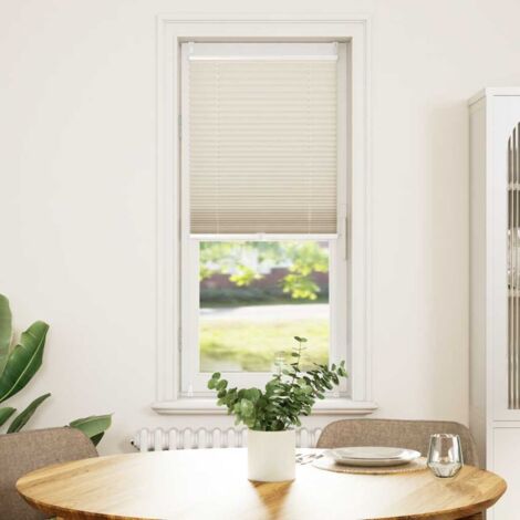 Store plissé，Rideau occultant 60x125 cm Crème VDVM351642