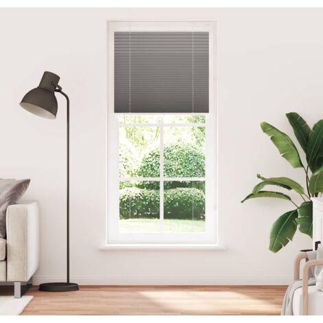 Store plissé，Store vénitien anthracite 100x200 cm largeur du tissu 99,4 cm CFW1980416