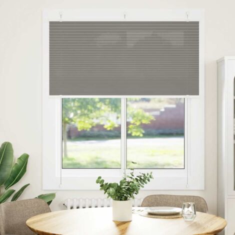 Store plissé，Store vénitien anthracite 115x150 cm largeur du tissu 114,4 cm CFW2099785