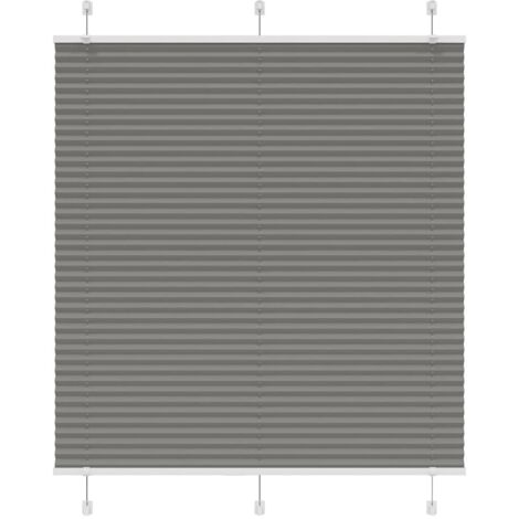 Store plissé，Store vénitien anthracite 120x100 cm largeur du tissu 119,4 cm CFW6239611