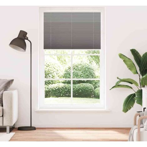 Store plissé，Store vénitien anthracite 120x200 cm largeur du tissu 119,4 cm CFW4846278