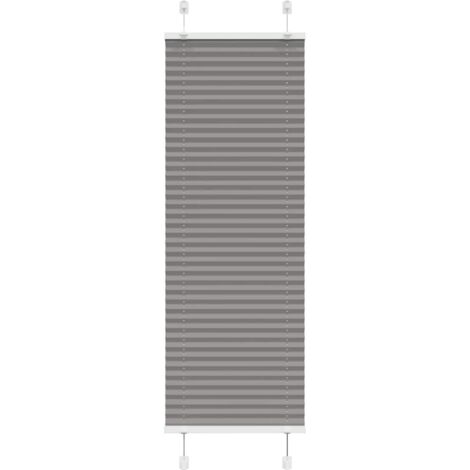 Store plissé，Store vénitien anthracite 40x100 cm largeur du tissu 39,4 cm CFW4112489