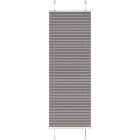 Store plissé，Store vénitien anthracite 45x100 cm largeur du tissu 44,4 cm CFW5236103