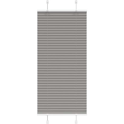 Store plissé，Store vénitien anthracite 55x100 cm largeur du tissu 54,4 cm CFW4347283