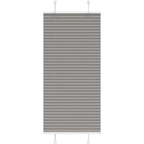 Store plissé，Store vénitien anthracite 60x100 cm largeur du tissu 59,4 cm CFW5536764