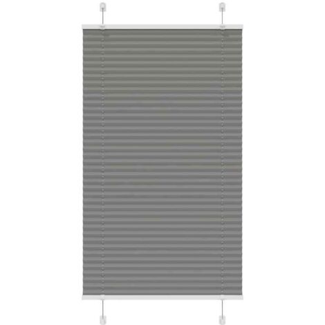 Store plissé，Store vénitien anthracite 70x100 cm largeur du tissu 69,4 cm CFW1391285