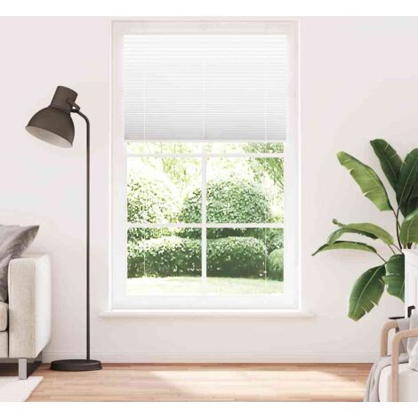 Store plissé，Store vénitien blanc 120x200cm largeur du tissu 119,4cm polyester CFW5060504