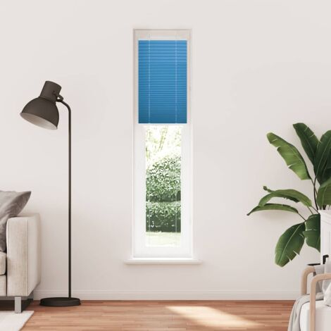 Store plissé，Store vénitien bleu 45x200 cm largeur du tissu 44,4 cm polyester CFW3652228