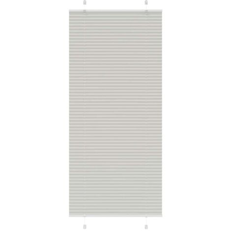 Store plissé，Store vénitien gris clair 95x200 cm largeur du tissu 94,4 cm CFW2166051