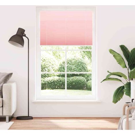 Store plissé，Store vénitien rose 120x200 cm largeur du tissu 119,4cm polyester CFW9580288
