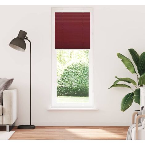 Store plissé，Store vénitien rouge bordeaux 70x200 cm largeur du tissu 69,4 cm CFW9272566