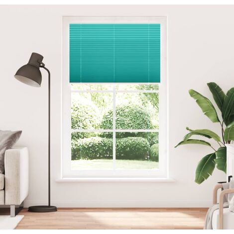 Store plissé，Store vénitien vert pétrole 120x200cm largeur du tissu 119,4cm CFW9838115