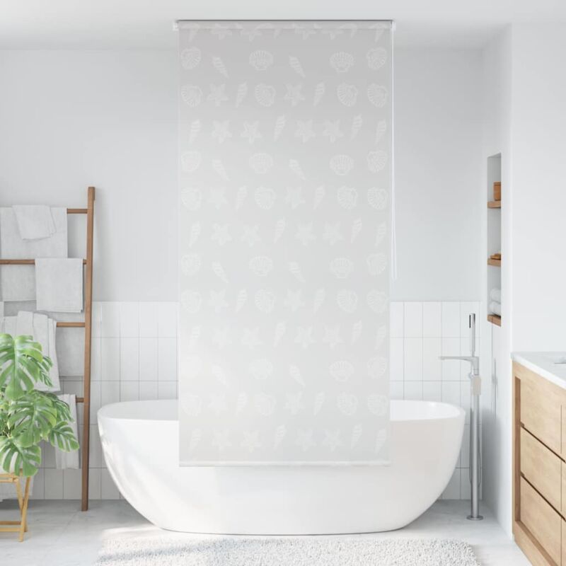 vidaXL Duschrollo 80x240 cm Seesternmuster