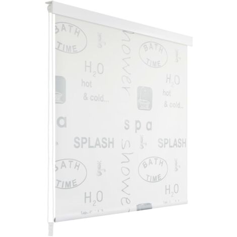 Store roulant de douche  Rideau de douche 140x240 cm Éclaboussures BXZ4137