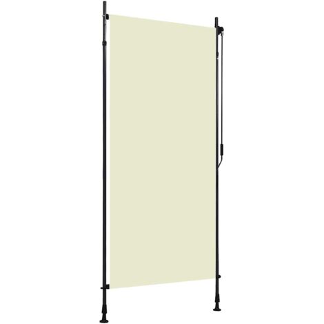 Store roulant d'extérieur 100 x 270 cm Crème
