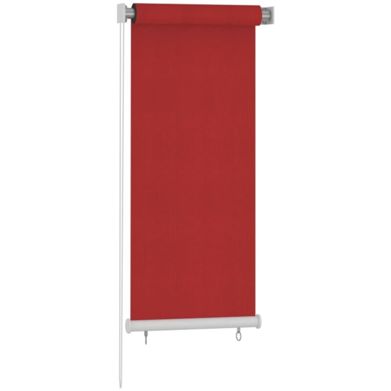 Vidaxl - Store roulant d'extérieur 60x140 cm Rouge pehd