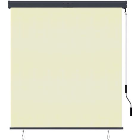 Store roulant d'extérieur 140 x 250 cm Crème CFW2880521