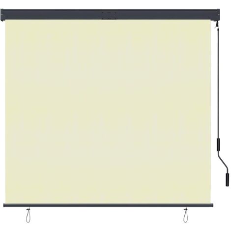 Store roulant d'extérieur 160x250 cm Crème CFW3144264