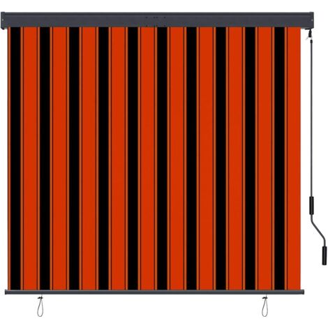 Store roulant d'extérieur 160x250 cm Orange et marron CFW3092951