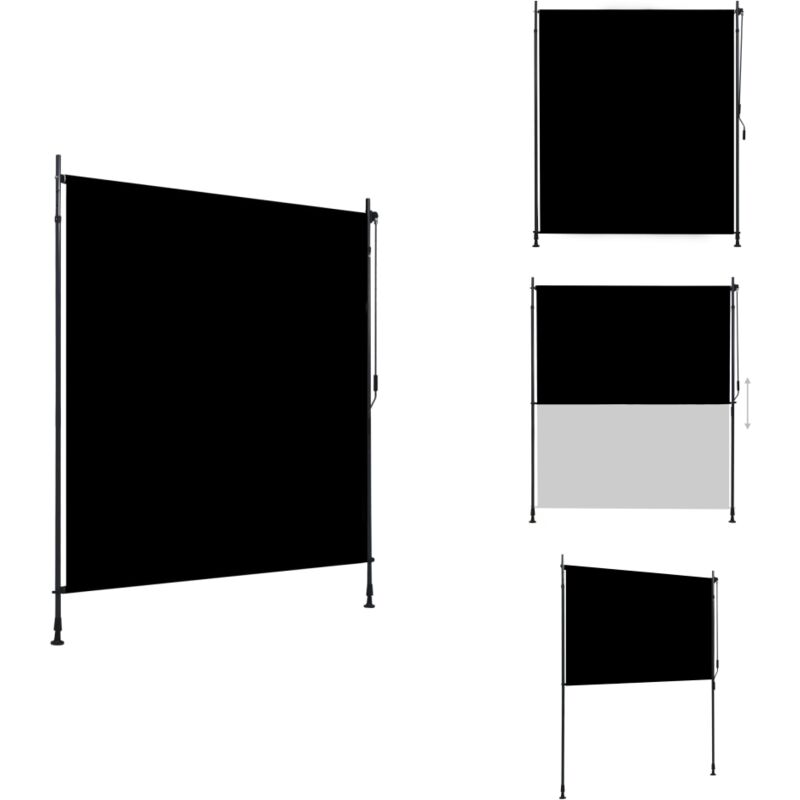 Store roulant d'extérieur 200 x 270 cm Anthracite - Store Extérieur - Stores Verticaux - Intimité Jardin - Ombre Terrasse - Protection Solaire