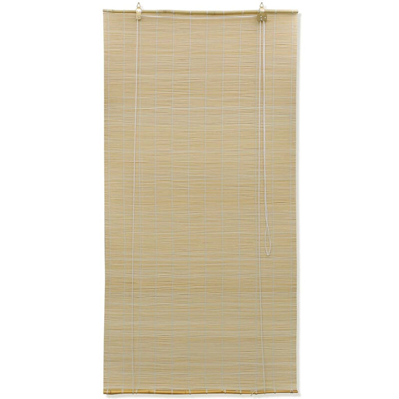 Homemiyn - fimei Store roulant en bambou 100 x 220 cm Naturel