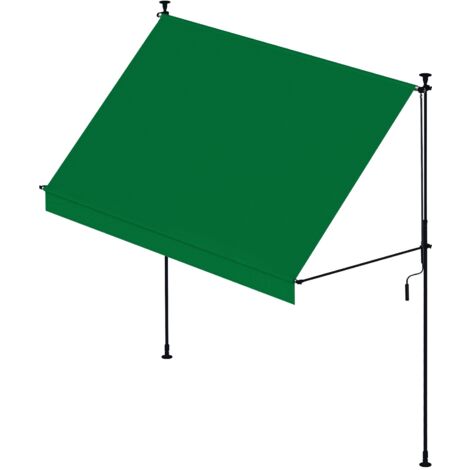 Store Terrasse Cityline 3x1,2 Vert – Portable sans Perçage – Protection UV