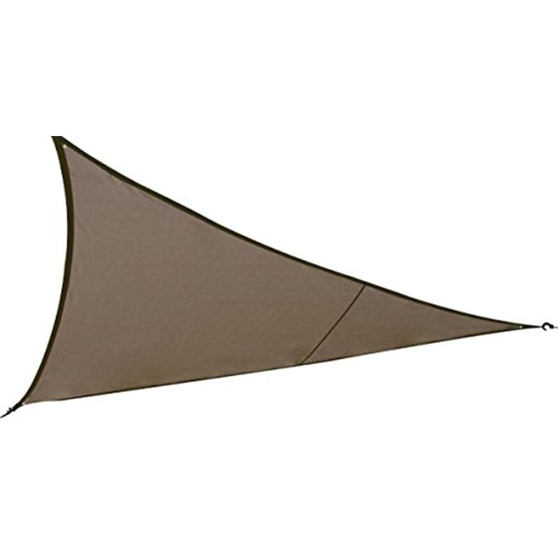 Store Triangulaire 3x3x3m en Tissu Imperméable - Coloris: Gris Tourterelle