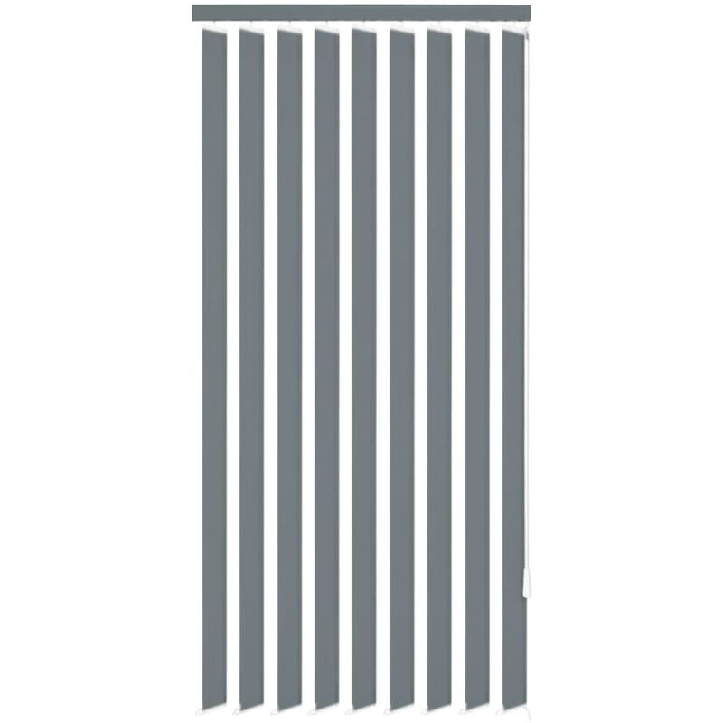 vidaXL 242846 Rideau /à lamelles Vertical en Tissu Blanc 120 x 250 cm