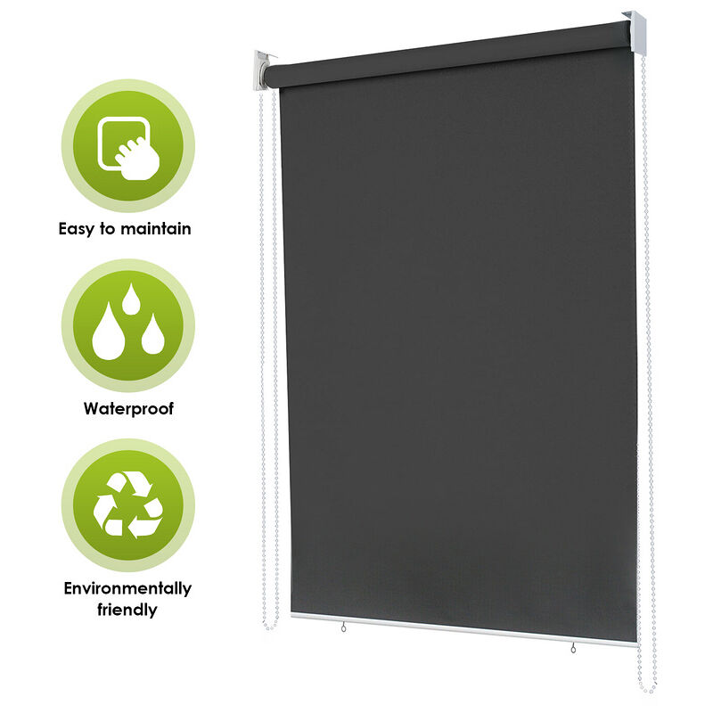 Jopassy - Store vertical Store Enrouleur extérieur pour terrasse ou balcon Protection solaire 180x140CM Anthracite