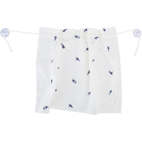 Store Whales Store Embroidered Sunshade Curtain for Car Window Sun Protection Heat Blocking Whale
