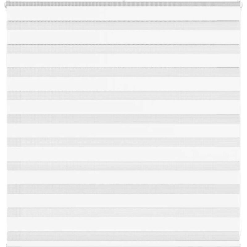 Vidaxl - Store zèbre blanc 150x100 cm largeur du tissu 145,9cm polyester