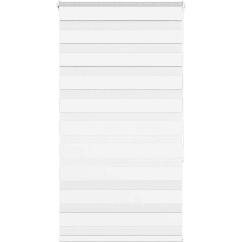 Vidaxl - Store zèbre blanc 80x150 cm largeur du tissu 75,9 cm polyester
