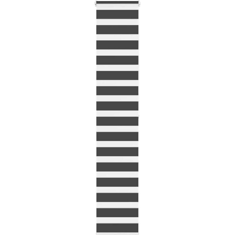Vidaxl - Store zèbre noir 40x200 cm largeur du tissu 35,9 cm polyester