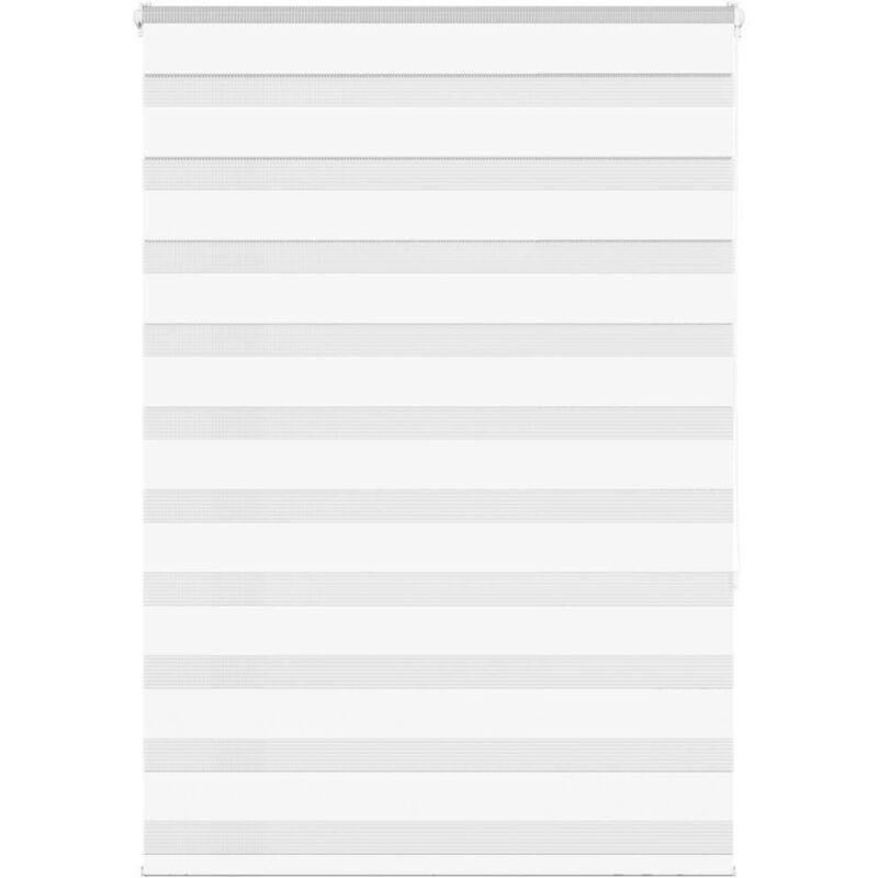 vidaXL Store zèbre blanc 95x150 cm largeur du tissu 90,9 cm polyester