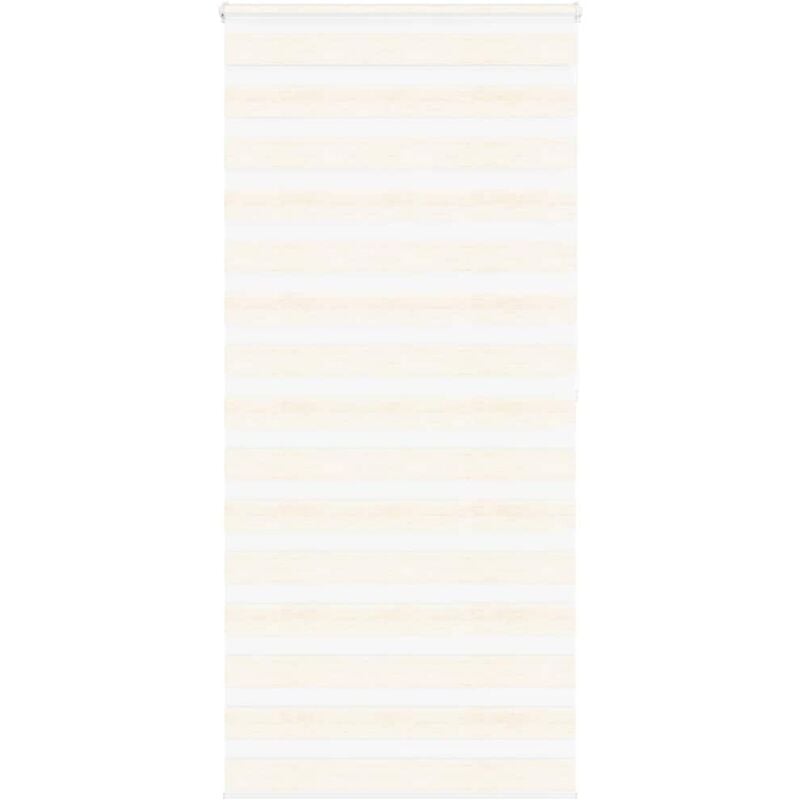 Vidaxl - Store zèbre beige marbré largeur du tissu 100,9 cm polyester