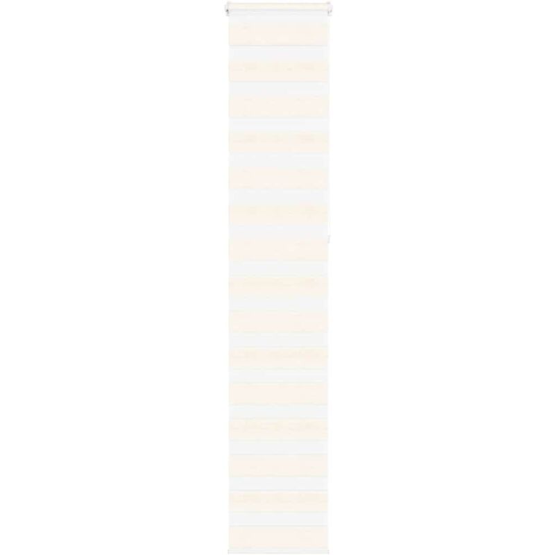 Vidaxl - Store zèbre beige marbré largeur du tissu 40,9 cm polyester