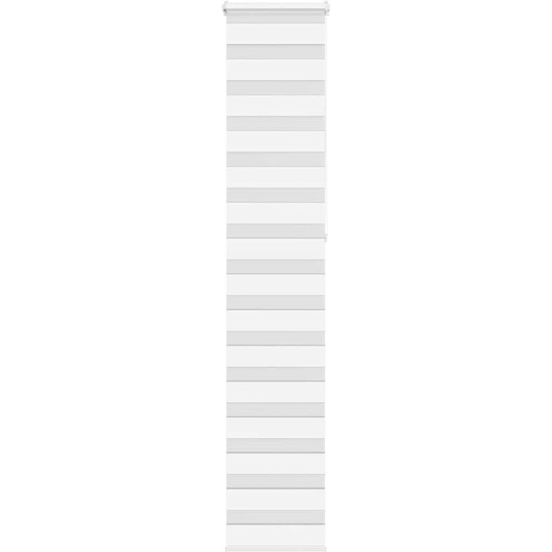 Vidaxl - Store zèbre blanc 40x230 cm largeur du tissu 35,9 cm polyester