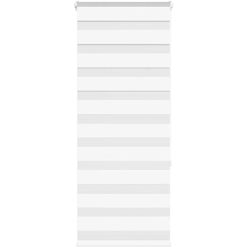 Vidaxl - Store zèbre blanc 55x150 cm largeur du tissu 50,9 cm polyester