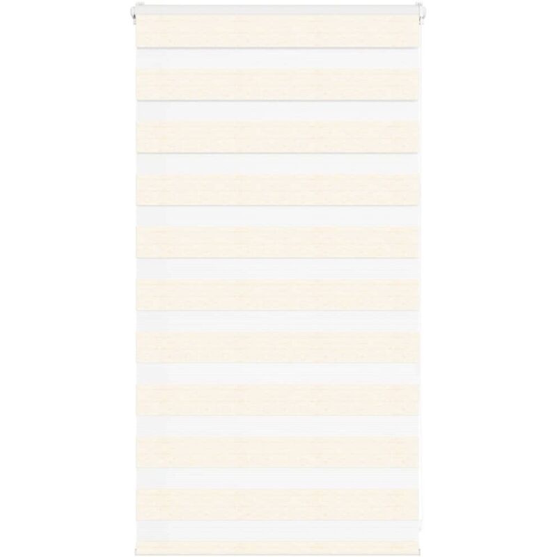 Store zèbre beige marbré largeur du tissu 80,9 cm polyester Vidaxl