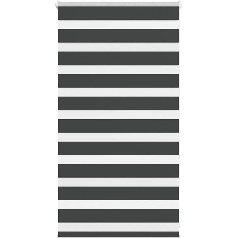 Vidaxl - Store zèbre noir 70x100 cm largeur du tissu 65,9 cm polyester