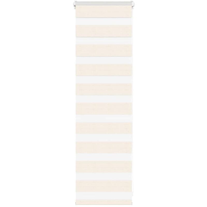 Vidaxl - Store zèbre beige marbré largeur du tissu 35,9 cm polyester