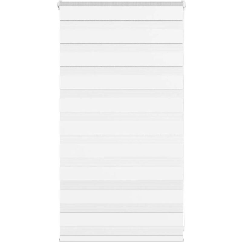 Vidaxl - Store zèbre blanc 70x100 cm largeur du tissu 65,9 cm polyester