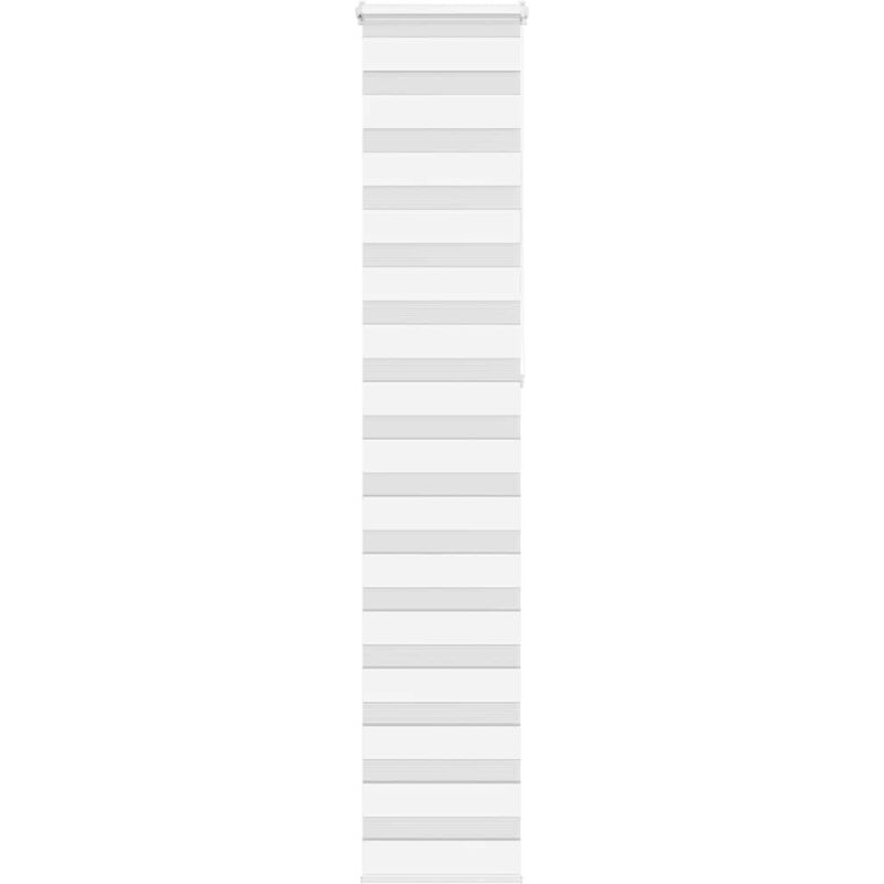 vidaXL Store zèbre blanc 45x230 cm largeur du tissu 40,9 cm polyester